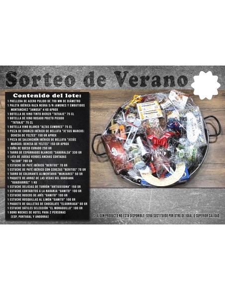 Sorteo de Verano - Lote Paellera